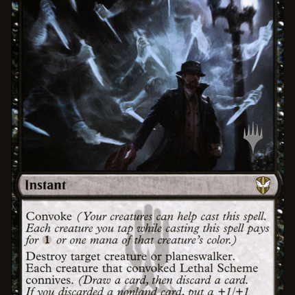 Lethal Scheme [New Capenna Commander Promos] Foil