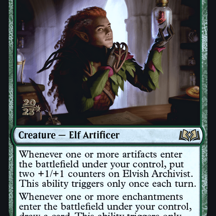 Elvish Archivist [Wilds of Eldraine Promos] Prerelease Foil