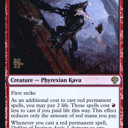 Defiler of Instinct [Dominaria United Promos] Prerelease Foil
