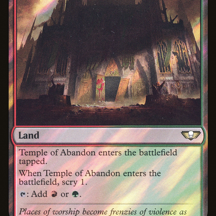 Temple of Abandon [Warhammer 40,000 Commander] Surge Foil
