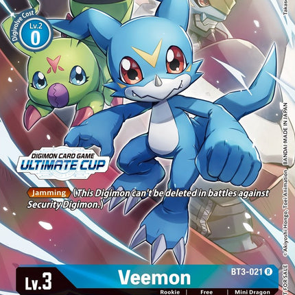 Veemon [BT3-021] (April Ultimate Cup 2022) [Release Special Booster Promos]