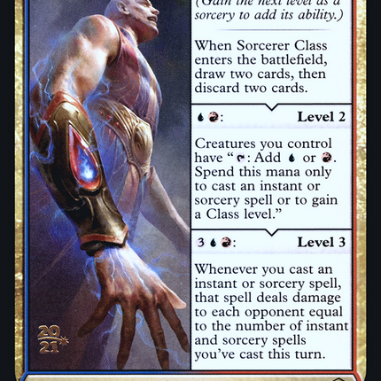Sorcerer Class [Adventures in the Forgotten Realms Promos] Prerelease Foil