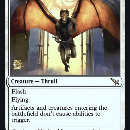 Doorkeeper Thrull [Murders at Karlov Manor Promos] Prerelease Foil
