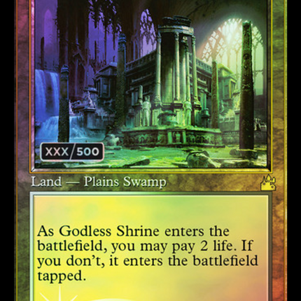 Godless Shrine (Retro) [Ravnica Remastered] Serialized Foil