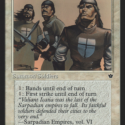 Icatian Infantry (Shuler) [Fallen Empires]