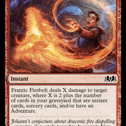 Frantic Firebolt [Wilds of Eldraine]