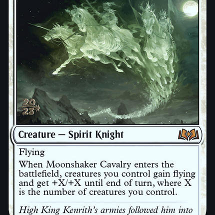 Moonshaker Cavalry [Wilds of Eldraine Promos] Prerelease Foil