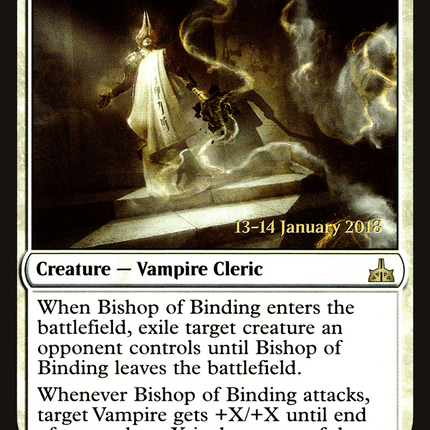 Bishop of Binding [Rivals of Ixalan Promos] Prerelease Foil