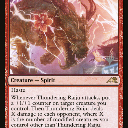 Thundering Raiju [Kamigawa: Neon Dynasty Promos]