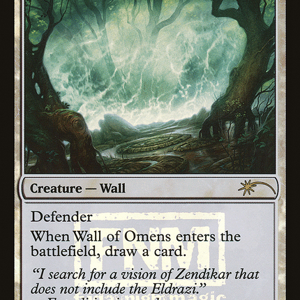 Wall of Omens [Friday Night Magic 2011] Foil