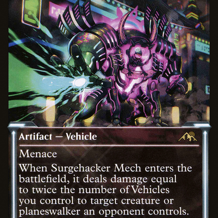 Surgehacker Mech (Showcase) [Kamigawa: Neon Dynasty]