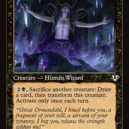 Ecstatic Awakener // Awoken Demon (Retro Frame) [Innistrad Remastered] Foil