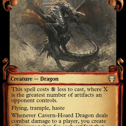 Cavern-Hoard Dragon (Showcase) [Tales of Middle-earth Commander]