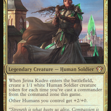 Jirina Kudro [Commander 2020 Oversized] Foil