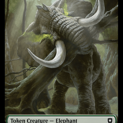 Elephant [Bloomburrow Commander Tokens] Foil