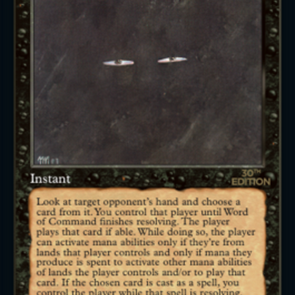 Word of Command (Retro) [30th Anniversary Edition]
