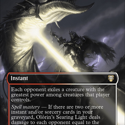 Olórin's Searing Light (Borderless) [Tales of Middle-earth Commander] Surge Foil