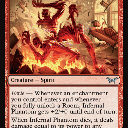 Infernal Phantom [Duskmourn: House of Horror] Foil