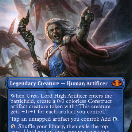 Urza, Lord High Artificer (Borderless) [Dominaria Remastered]