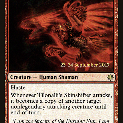 Tilonalli's Skinshifter [Ixalan Promos] Prerelease Foil