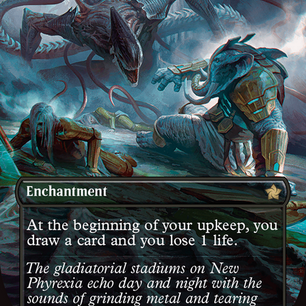 Phyrexian Arena (Borderless) [Foundations] Foil