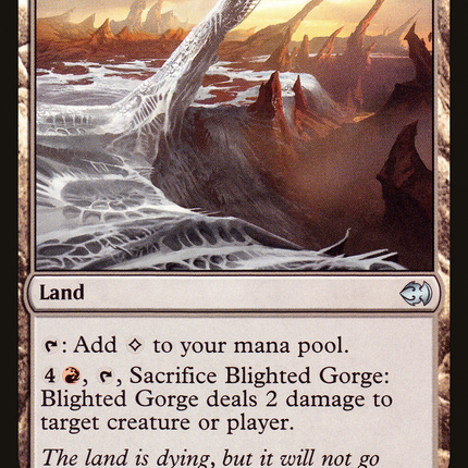 Blighted Gorge [Duel Decks: Merfolk vs. Goblins]