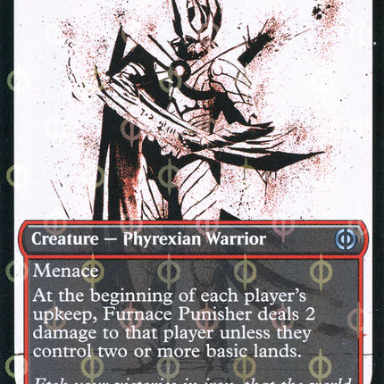 Furnace Punisher (Showcase) [Phyrexia: All Will Be One] Step-and-Compleat Foil