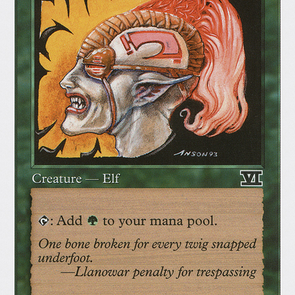 Llanowar Elves [Battle Royale Box Set]