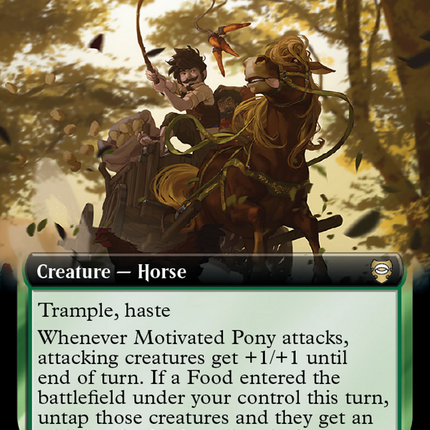 Motivated Pony (Extended Art) [Tales of Middle-earth Commander] Foil
