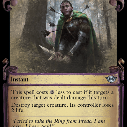 Bitter Downfall (Showcase) [The Lord of the Rings: Tales of Middle-earth]