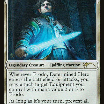 Frodo, Determined Hero [Tales of Middle-earth Deluxe Commander Kit] Foil