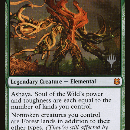 Ashaya, Soul of the Wild [Zendikar Rising Promos]