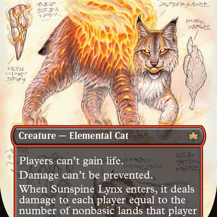 Sunspine Lynx (Showcase) (Borderless) [Bloomburrow]