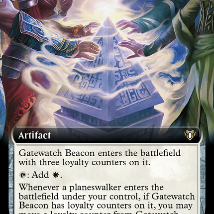 Gatewatch Beacon (Extended Art) [Commander Masters]