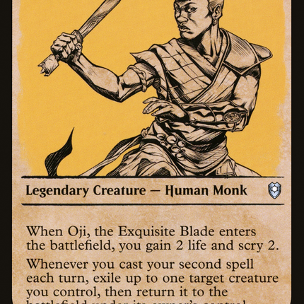 Oji, the Exquisite Blade (Showcase) [Commander Legends: Battle for Baldur's Gate]