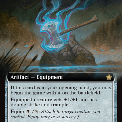 Leyline Axe (Extended Art) [Foundations]