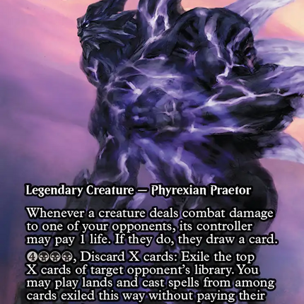 The Shadow Lord - Gix, Yawgmoth Praetor (Showcase) [FINAL FANTASY: Through the Ages] Foil