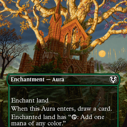 Abundant Growth (Borderless) [Innistrad Remastered] Foil