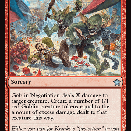 Goblin Negotiation [Foundations] Foil