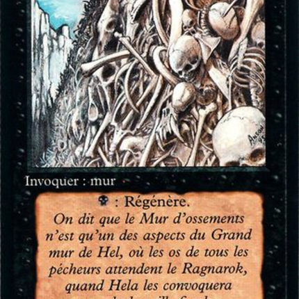 Wall of Bone - Mur d'ossements  [Foreign Black Border]