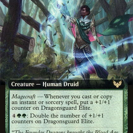 Dragonsguard Elite (Extended Art) [Strixhaven: School of Mages] Foil
