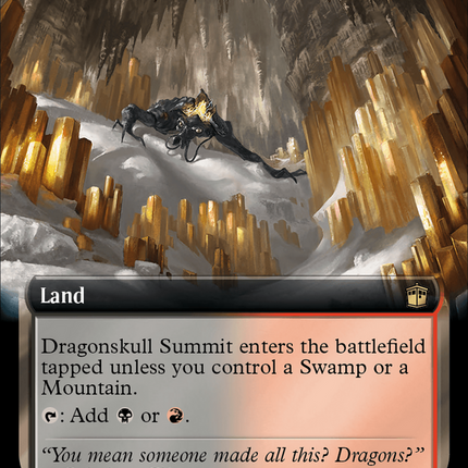 Dragonskull Summit (Extended Art) [Doctor Who] Surge Foil