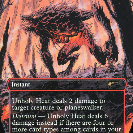 Unholy Heat (Borderless) [Secret Lair Showdown]