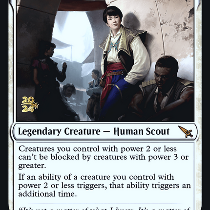 Delney, Streetwise Lookout [Murders at Karlov Manor Promos] Prerelease Foil