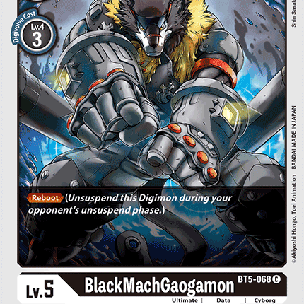 BlackMachGaogamon [BT5-068] [Battle of Omni]