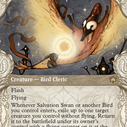 Salvation Swan (Showcase) (Borderless) [Bloomburrow] Foil