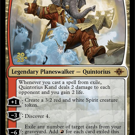 Quintorius Kand [The Lost Caverns of Ixalan Promos] Prerelease Foil