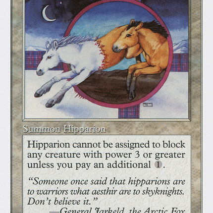 Hipparion [Fifth Edition]