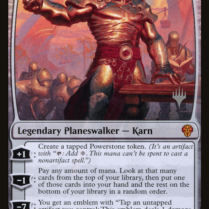 Karn, Living Legacy [Dominaria United Promos]