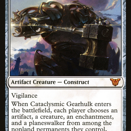 Cataclysmic Gearhulk [Neon Dynasty Commander]